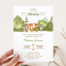 Search for the adventure begins invitations Forest