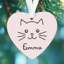 Search for kawaii cat christmas tree decorations Kitten