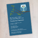 Search for owl baby boy shower invitations Contemporary