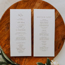 Search for church wedding programs Calligraphy