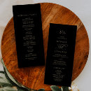 Search for gold and black programmes Modern order of service