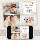 Search for boho birth announcement cards Baby boy