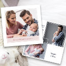 Search for modern minimalist birth announcement cards Girl