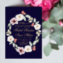Search for floral border wedding invitations Calligraphy