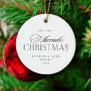 Search for classy christmas tree decorations Black and white