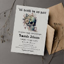 Search for till death do us part bridal shower invitations Gothic