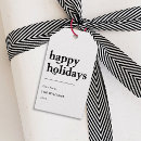 Search for black and white christmas gift tags Classic