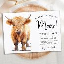 Search for highland cow cards invites Farm animal