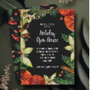 Search for poinsettia invitations Greenery