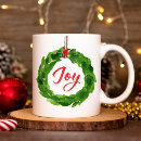 Search for hand painted christmas mugs Red and green