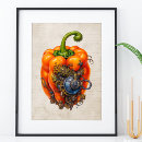 Search for paprika posters Vegetable