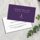 Search for purple and gold business cards Professional
