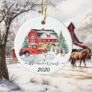Search for farming christmas tree decorations Country