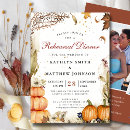 Search for pumpkin rehearsal dinner invitations Rustic