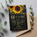 Search for sunflower 60th birthday invitations 60 and fabulous