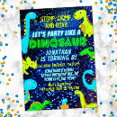 Search for boy dinosaur birthday invitations Modern birthday party