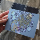Search for music flower cards Blue
