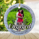 Search for first year engaged christmas tree decorations Two engagement pictures