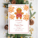 Search for gingerbread baby shower invitations Cookie