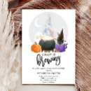 Search for spooky baby shower invitations A baby is brewing