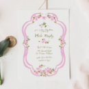 Search for whimsical baby shower invitations Greenery