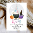 Search for spooky baby shower invitations A baby is brewing