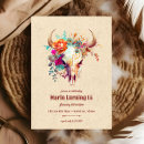 Search for boho cow skull invitations Rustic