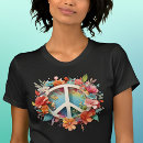 Search for peace tshirts Floral