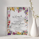 Search for foam board welcome party signs Calligraphy