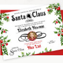 Search for santa claus naughty list cards North pole