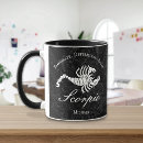 Search for black scorpio mugs Constellation