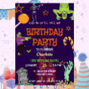 Search for zombie birthday invitations Scary
