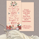 Search for cosy christmas cards Warm and cosy