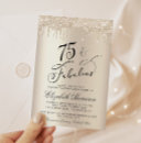 Search for 75th birthday invitations 75 and fabulous