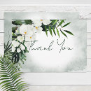 Search for tropical wedding thank you cards Green