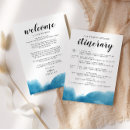 Search for welcome wedding invitations Schedule of events