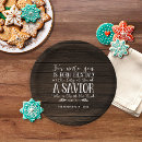 Search for christian christmas paper plates Bible verse