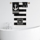 Search for monogrammed boat towels Elegant stylish modern