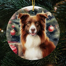 Search for border collie christmas tree decorations Pet