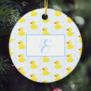 Search for yellow duck christmas tree decorations For kids
