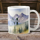 Search for mountains and trees mugs Nature