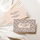 Search for dots business cards Blush