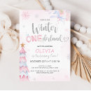 Search for winter onederland pink and silver invitations Snowflakes