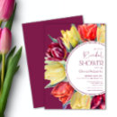 Search for tulip bridal shower invitations Calligraphy