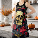 Search for gothic skull aprons Roses