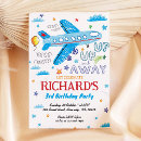 Search for aeroplane birthday invitations For kids