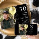 Search for 70th for him birthday invitations Seventy
