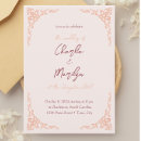 Search for vintage looking wedding invitations Pink