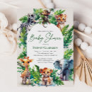 Search for zebra baby shower invitations Little wild one