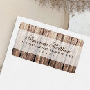 Search for wood plank return address labels Brown